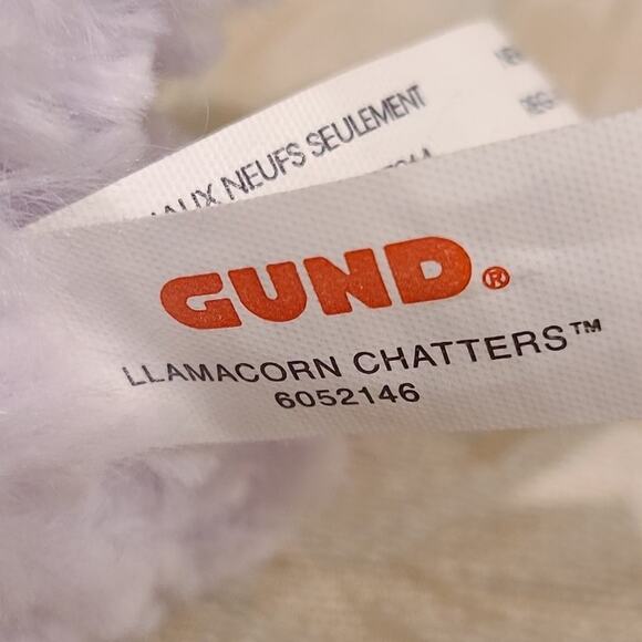 Gund Llamacorn Unicorn Plush Stuffed Animal Purple - Picture 3 of 3